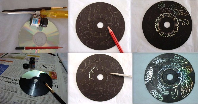 Изменяем дизайн интерьера с помощью старых компакт-дисков